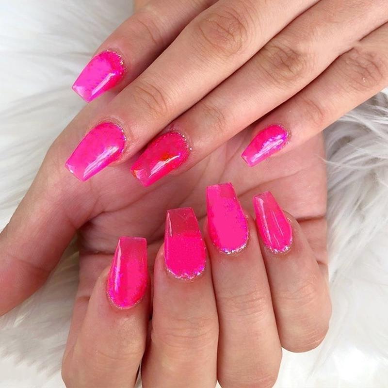 Imagem Com Jelly Nails Pink