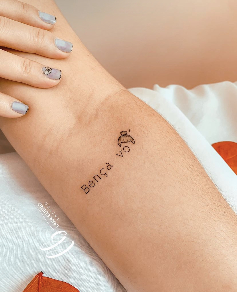 Imagem Com Tatuagem Em Homenagem A Pessoas Queridas