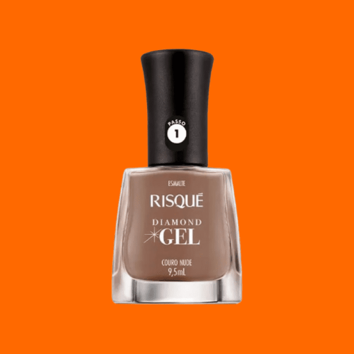  Esmalte Diamond Gel Couro Nude - Risqué 