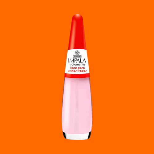 Esmalte Tratamento Base Fortificante Amarelo - Impala Cosmeticos Esmalte Tratamento Base Fortificante Amarelo - Impala Cosmeticos