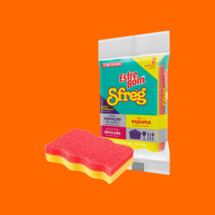 Esponja Esfrebom Sfreg - Bettanin Esponja Esfrebom Sfreg - Bettanin