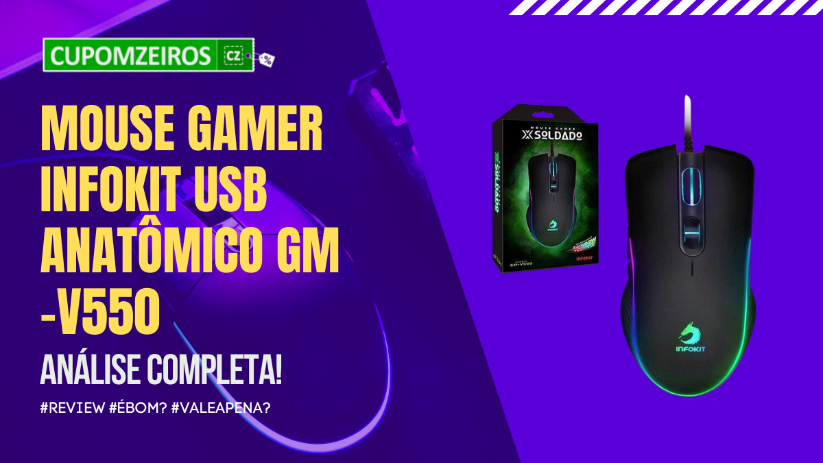 InfoKit USB Anatômico GM-V550 é bom? Vale a pena? #Review