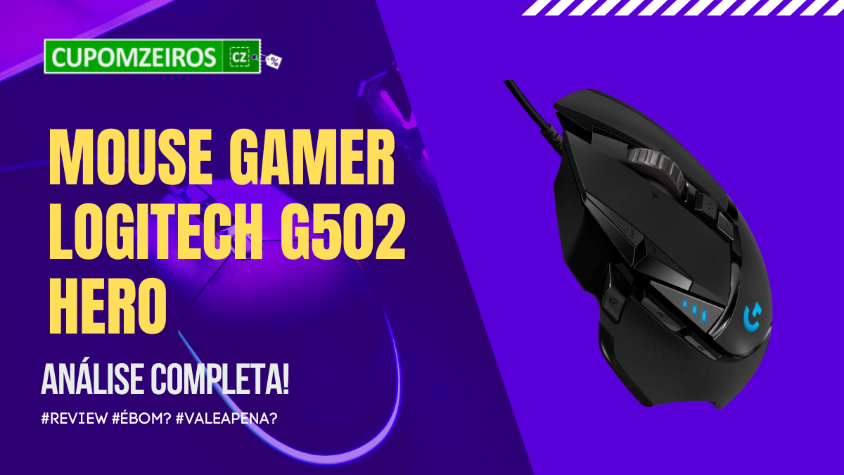 Logitech G502 Hero é bom? Vale a pena? #Review