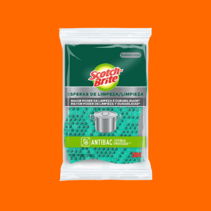 Esponja Esferas De Limpeza - Scotch-Brite Esponja Esferas De Limpeza - Scotch-Brite