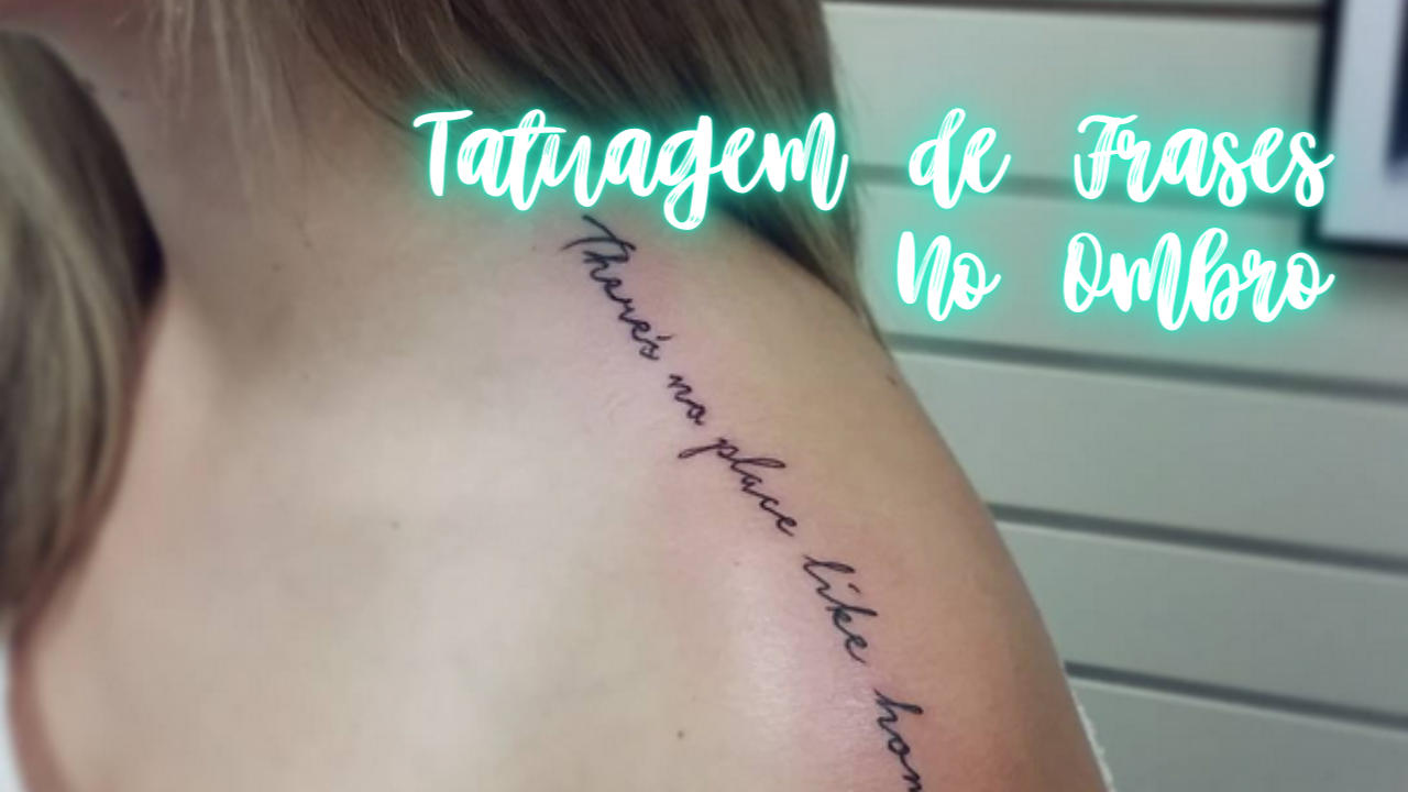 Tatuagem de Frases No Ombro