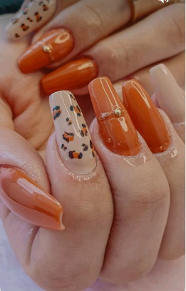 Imagem Com Laranja Com Animal Print