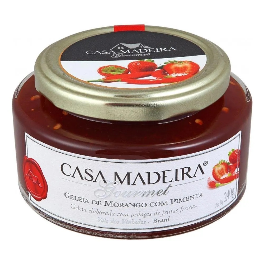 Morango Com Pimenta Casa Madeira.