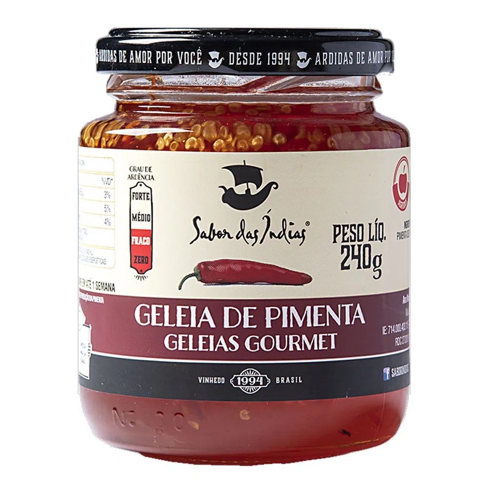 Geleia De Pimentas – Sabor Das Índias