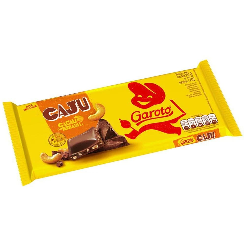 Chocolate Garoto Barra Caju
