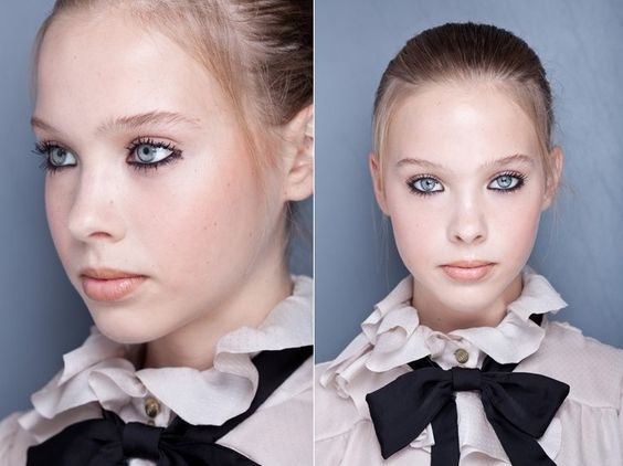 Imagem Com Menina Com Lápis De Olho