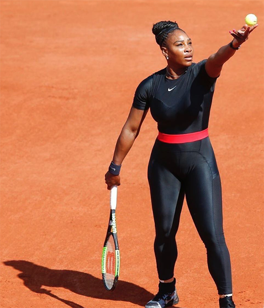 Imagem Com Serena Williams Com Macacão