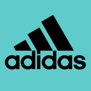 Logo oficial do site Adidas