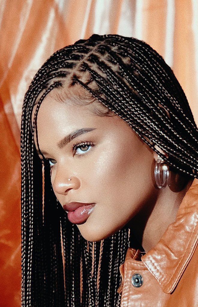 Imagem Com Box Braids Tradicionais