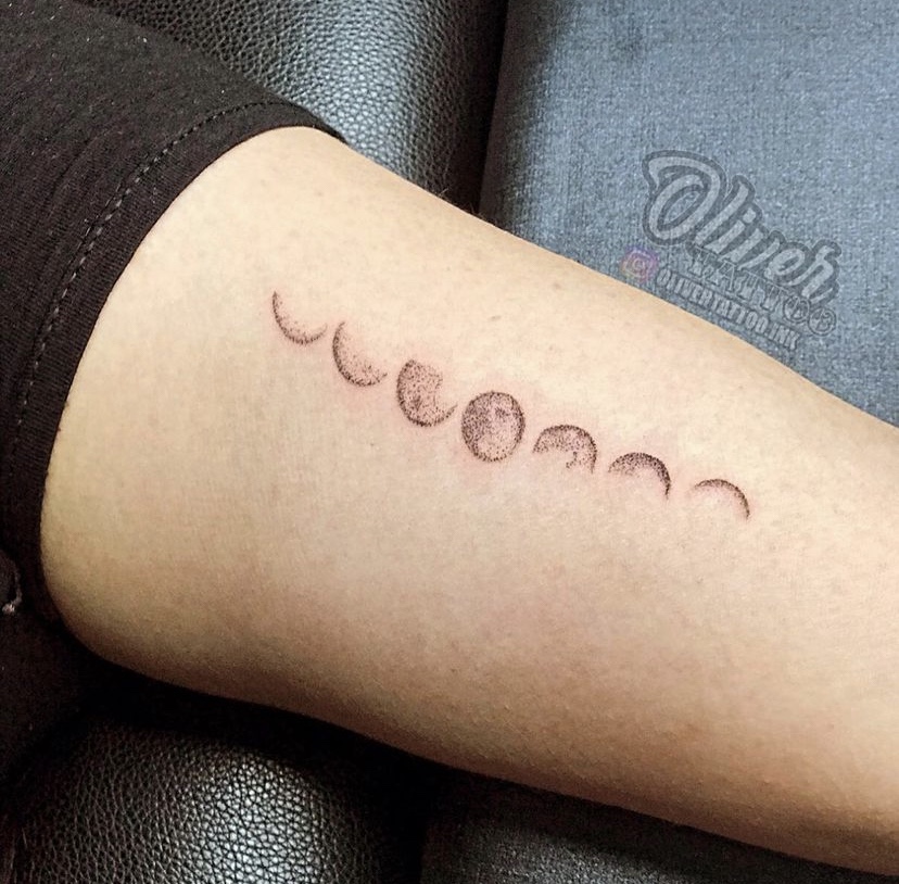 Imagem Com Tatuagem Fases Da Lua