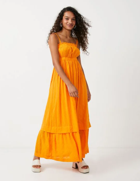 Vestidos Longos: Modelo De Algodão Imagem Vestido Longo Algodão
