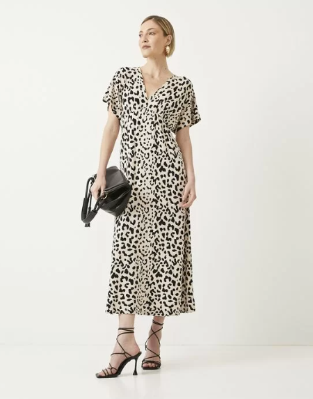 Imagem Vestido longo animal print