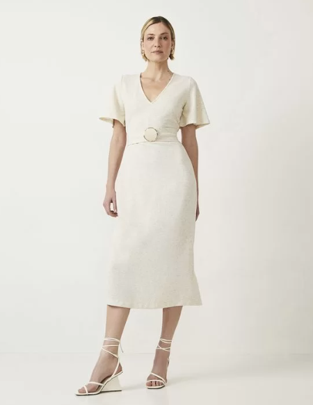 Vestidos Longos: Modelo Em Viscolinho Imagem Vestido Longo Em Viscolinho