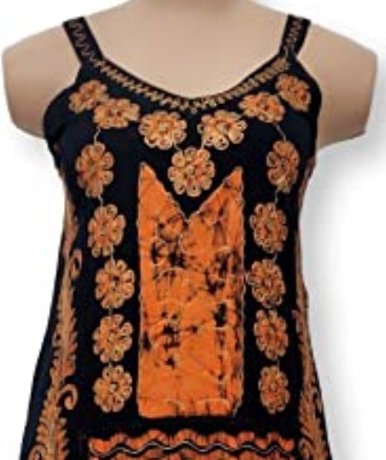 Imagem Vestido Indiano Bordado Batik