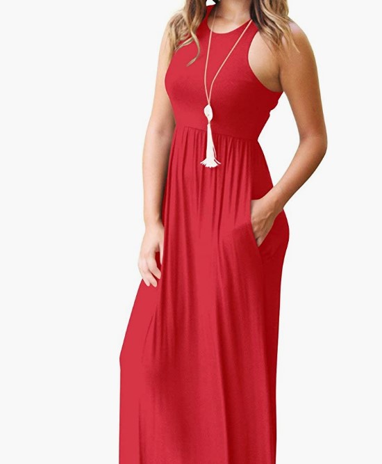 Imagem Vestido Para Natal Vermelho Elegante