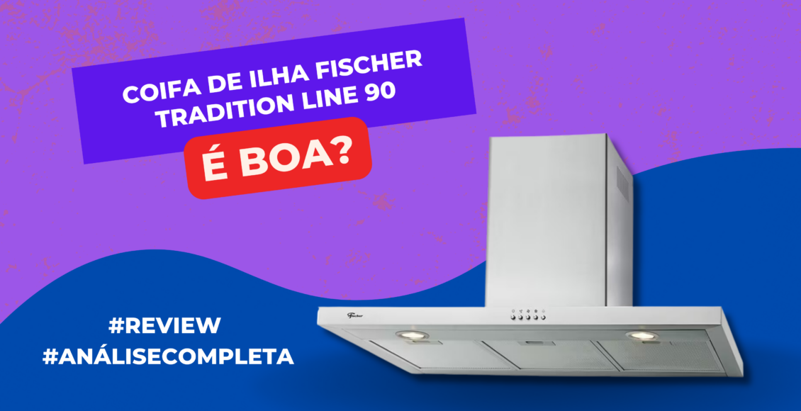 Coifa de Ilha Fischer Tradition Line 90