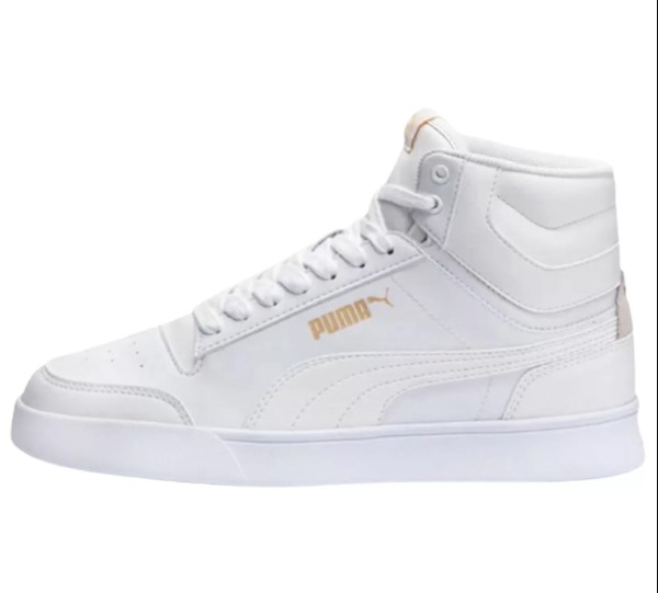 Imagem Tênis Branco Feminino Puma Cano Médio Shuffle BDP