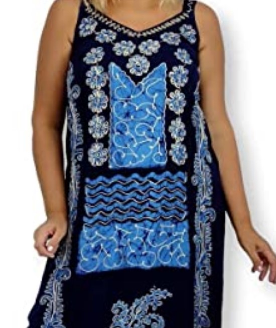 Imagem Vestido Indiano Bordado Batik