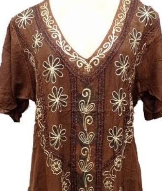 Vestidos Indianos: Modelo Longo Bordado Imagem Vestido Indiano Longo Bordado