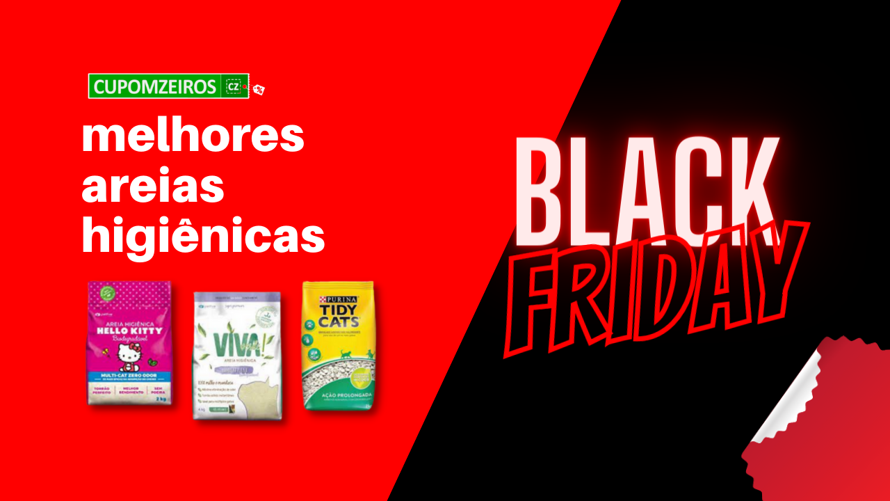 Areia Higiênica na Black Friday: Confira o TOP 5!