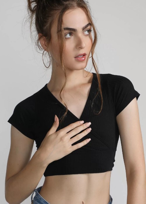 Imagem Blusa feminina barata cropped