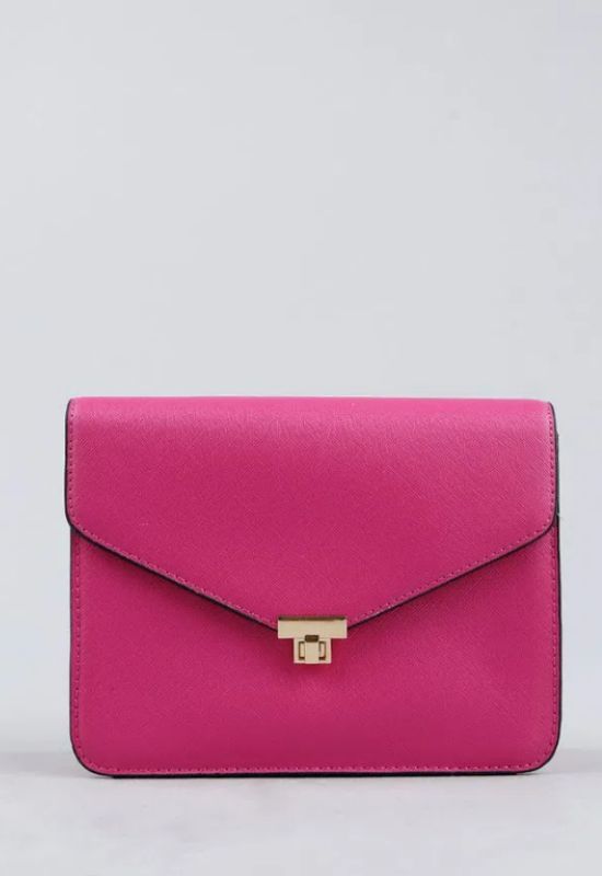 Imagem Bolsa Rosa Corrente Transversal Pink Com Corrente