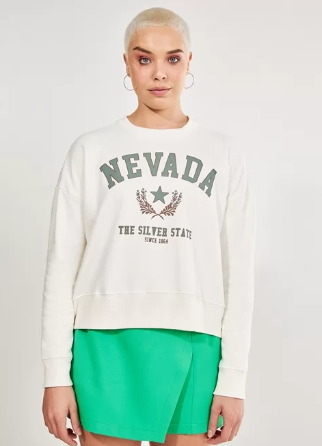 Imagem Casaco Feminino Moletom Off-White Nevada