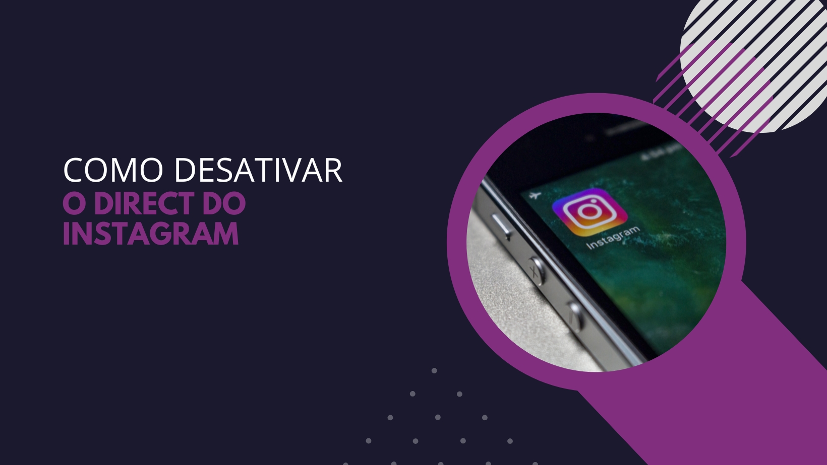 Como desativar o direct do instagram