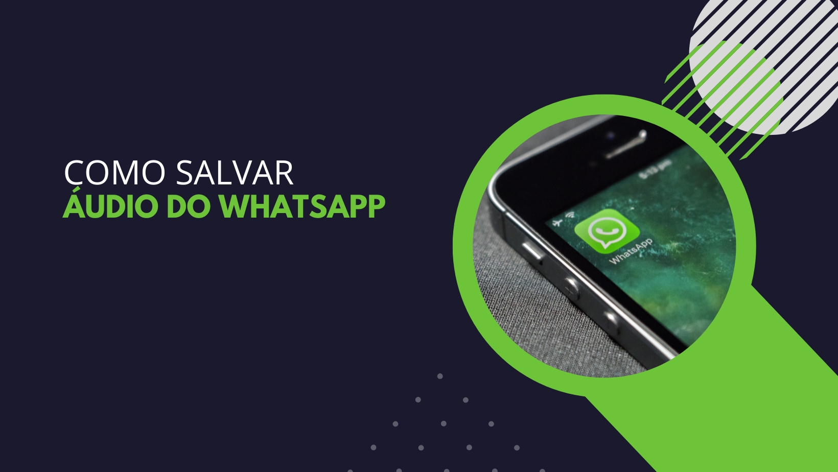 Como salvar áudio do WhatsApp
