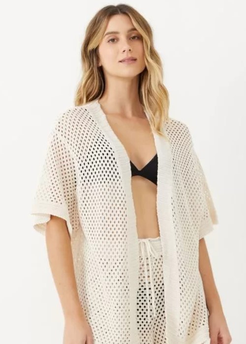 Imagem Kimono feminino de verão em crochê