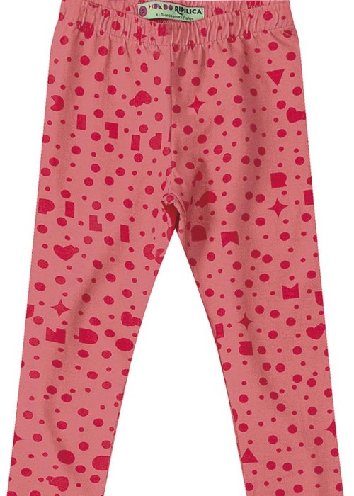 Imagem Legging feminina infantil vermelha