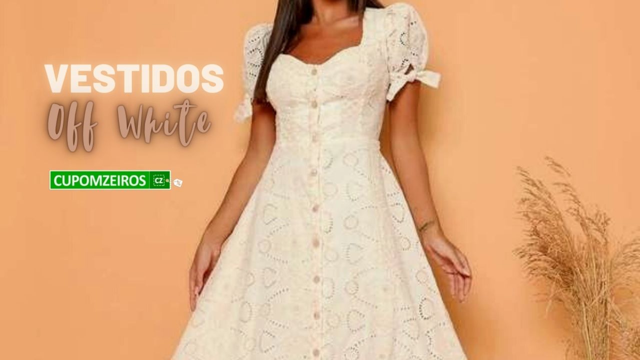 Vestidos Off White: 22 Looks Para as Festas de Fim de Ano!