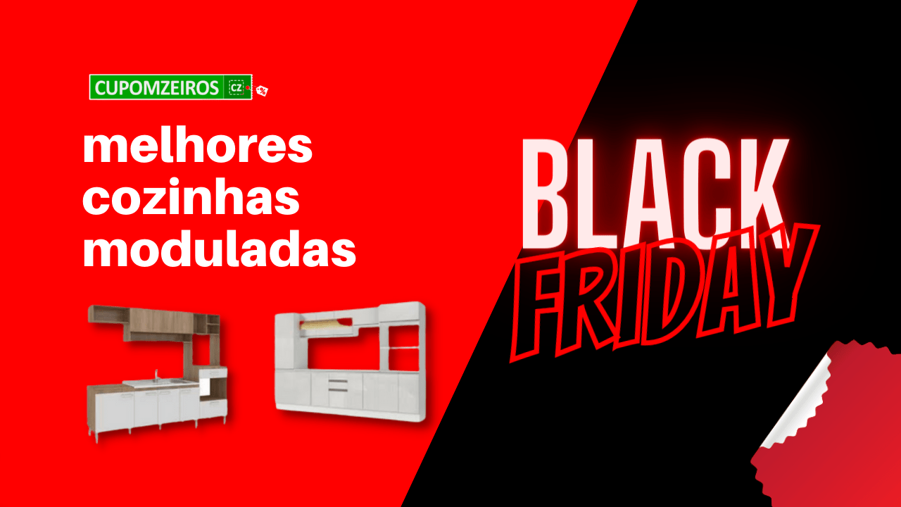 Cozinha Modulada Black Friday: 5 Modelos Incríveis!