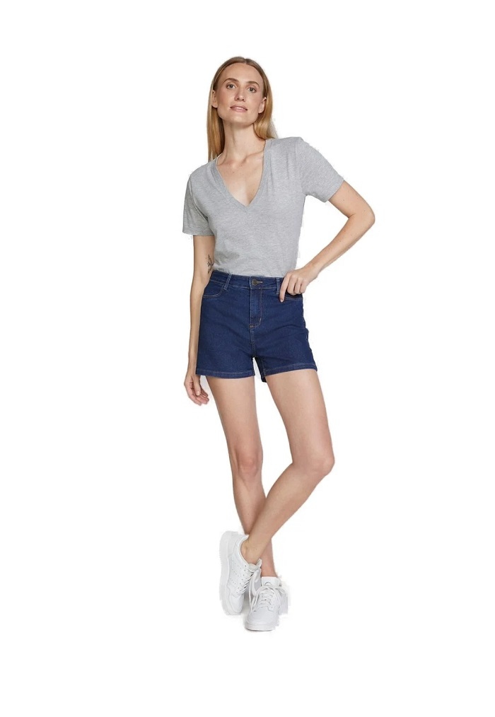 Imagem Short Jeans Feminino Hering