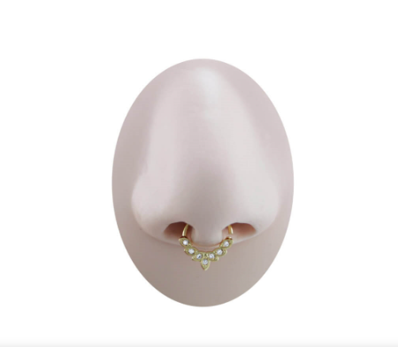 Imagem Piercing Feminino Septo Cravejado