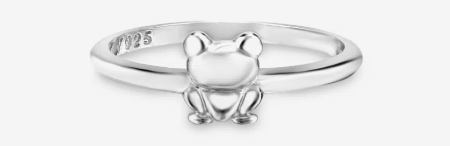 Imagem Anel feminino simples sapo