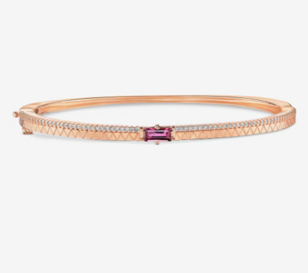 Imagem Pulseira feminina turmalina rosa