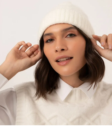 Imagem Gorro feminino branco