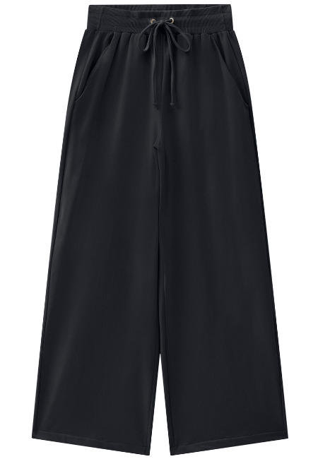 Calças Moletom Feminina: Modelo Solta Em Molecotton Imagem Calça Moletom Feminina Solta Em Molecotton