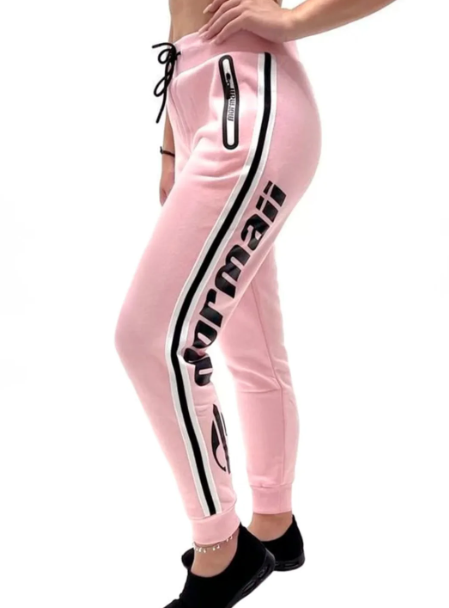 Imagem Calça Jogger Feminina Moletom Rosa