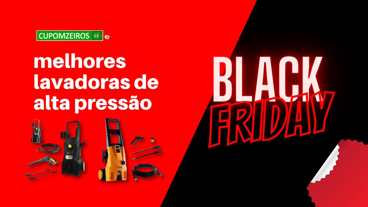 Lavadoras de Alta Pressão Black Friday: TOP 5!