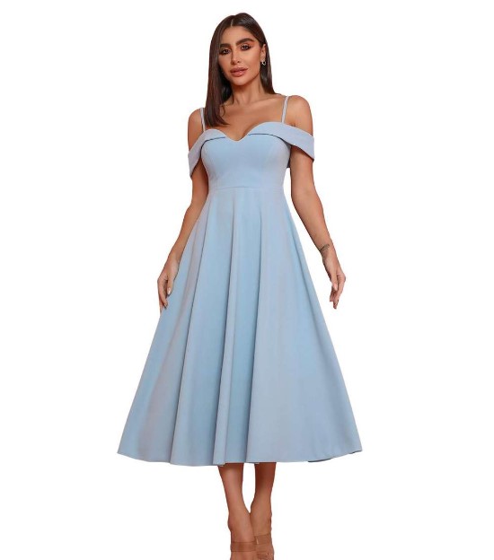 Imagem Vestido Ombro A Ombro Midi Clothing
