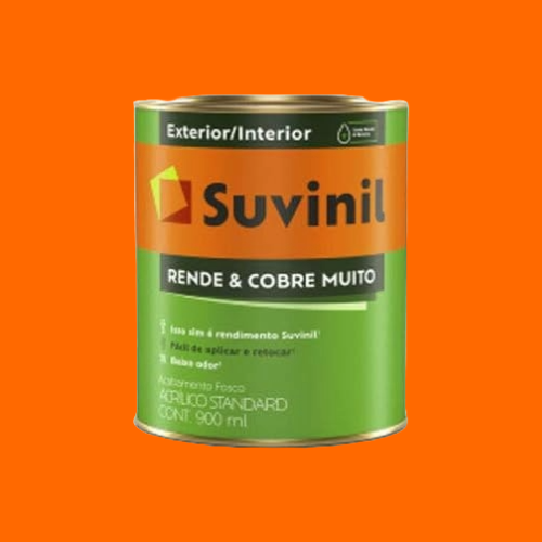 Tinta Para Paredes Acrílico Rende E Cobre Muito - Suvinil Tinta Para Paredes Acrílico Rende E Cobre Muito - Suvinil