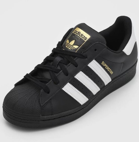 Imagem Tênis Preto Feminino Adidas Superstar