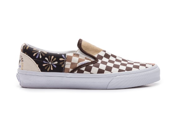 Imagem Tênis Vans Feminino Estampado Slip-On Patchwork