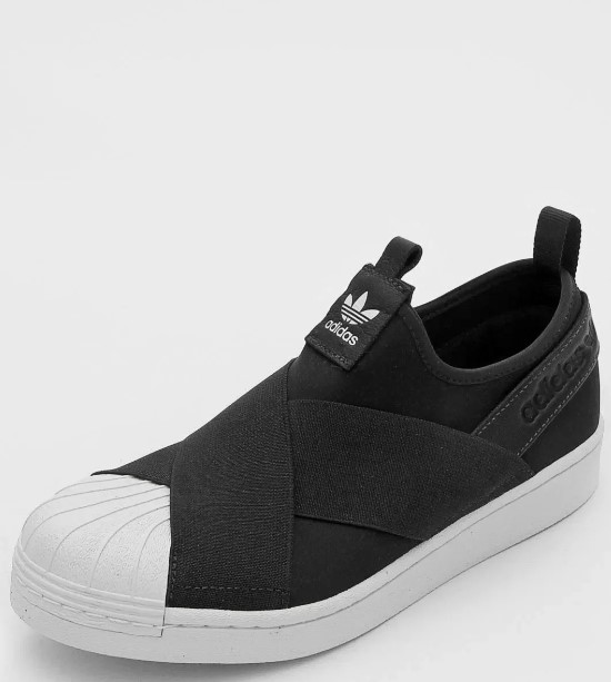 Imagem Tênis Preto Feminino Adidas Superstar Slip On